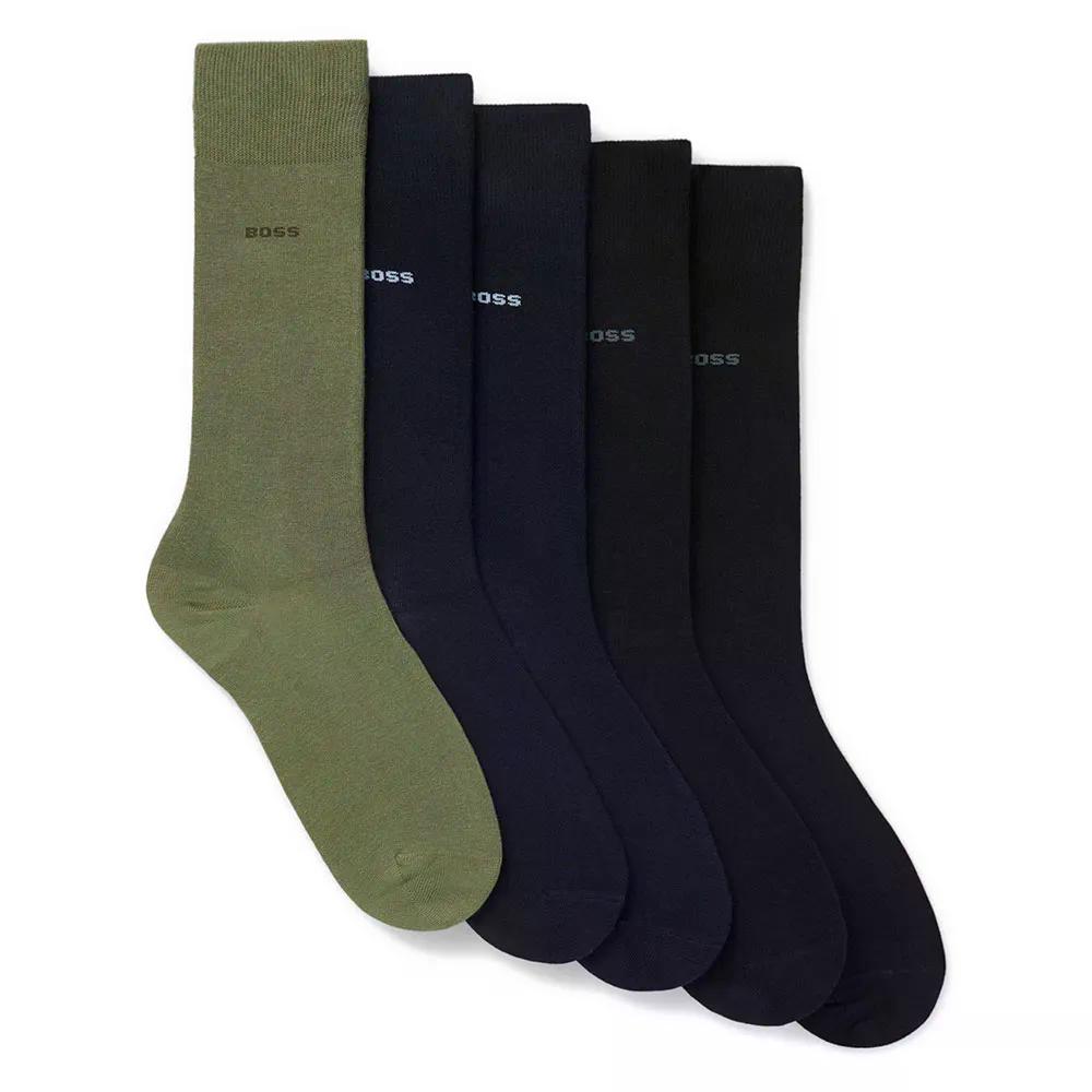ボス ユニ カラー 10244642 01 アンクル ソックス 5パック （ OpenMiscellaneous ） | BOSS Uni Color 10244642 01 Ankle Socks 5 Pack [t]