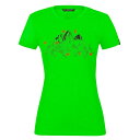 サレワ ジオメトリック ショート スリーブ Tシャツ レディース ( Pale Frog Melange ) | SALEWA Geometric short ...