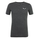 サレワ ゼブル フレッシュ AMR ショート スリーブ Tシャツ ( Black Out ) | SALEWA Zebru Fresh AMR short sl...