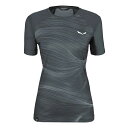 サレワ セセダ ドライトン ショート スリーブ Tシャツ レディース レディース ( Black Out ) | SALEWA Seceda Dryton sh...