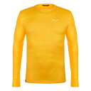サレワ セセダ ドライトン ロング スリーブ Tシャツ ( Gold ) | SALEWA Seceda Sryton long sleeve T-shirt ...