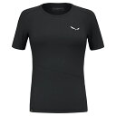 サレワ プエズ スポーティ ドライ ショート スリーブ Tシャツ レディース ( Black Out ) | SALEWA Puez Sporty Dry sh...