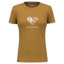 サレワ ピュア ハート ドライ ショート スリーブ Tシャツ レディース ( Golden Brown ) | SALEWA Pure Heart Dry sh...