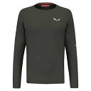 サレワ ペドロック ドライ ロング スリーブ Tシャツ ( Dark Olive ) | SALEWA Pedroc Dry long sleeve T-shi...