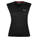 サレワ ペドロック AM ノースリーブ Tシャツ レディース ( Black Out ) | SALEWA Pedroc AM sleeveless T-shi...