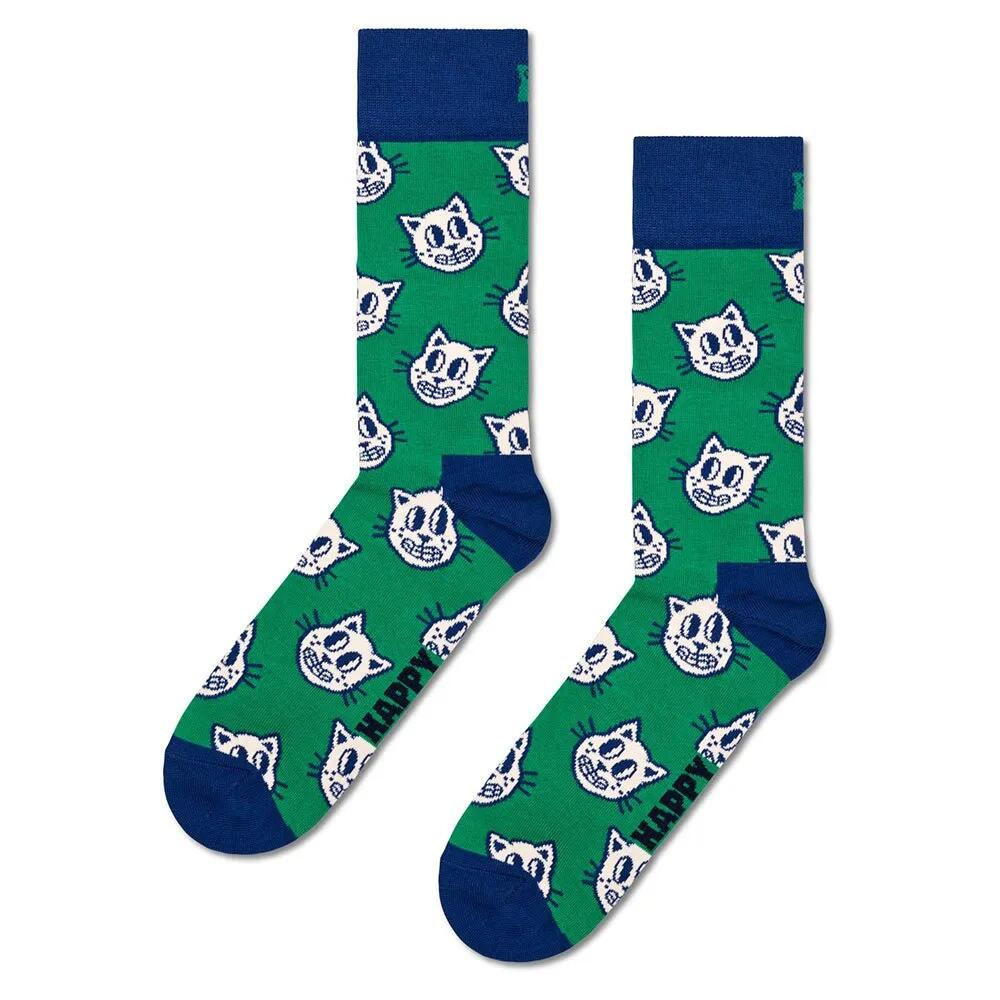 ハッピーソックス キャット ロング ソックス （ Green ） | HAPPY SOCKS Cat long socks [t]