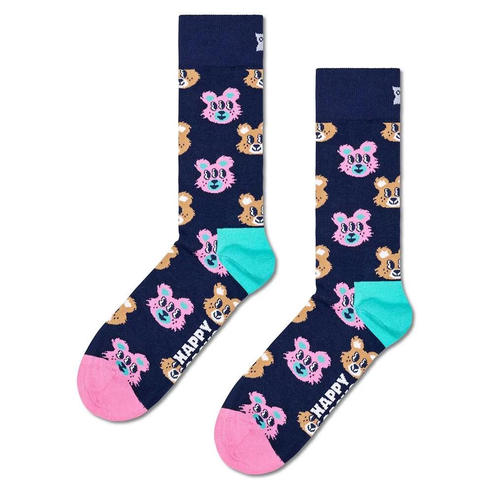ハッピーソックス テディ ハーフ ロング ソックス （ Navy ） | HAPPY SOCKS Teddy Half long socks [t]