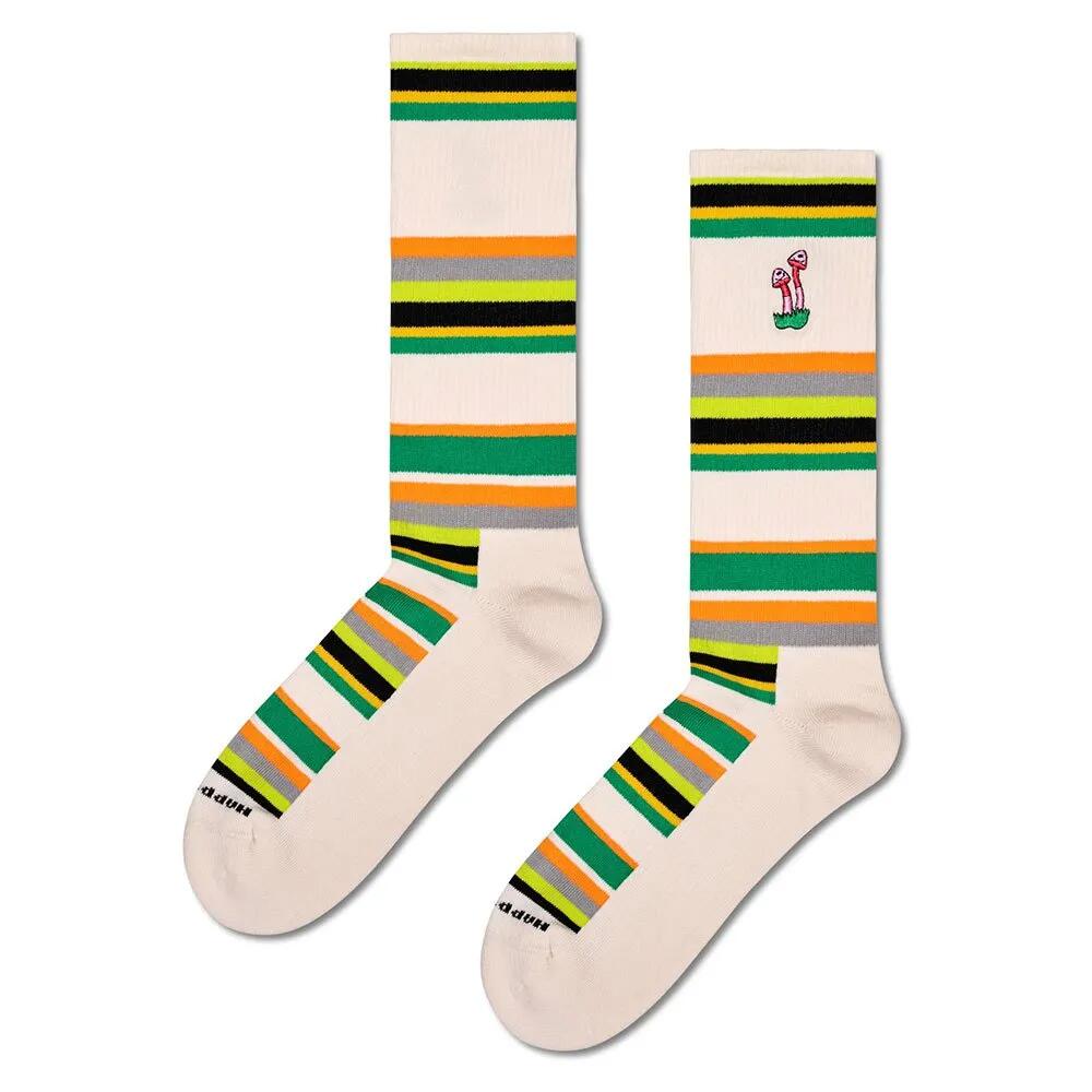 ϥåԡå 륦  롼 å  Beige  | HAPPY SOCKS Always Grow crew...