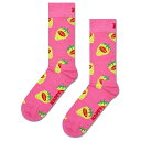 ハッピーソックス ストロベリー フレッシュ クルー ソックス ( Pink ) | HAPPY SOCKS Strawberry fresh crew sock...