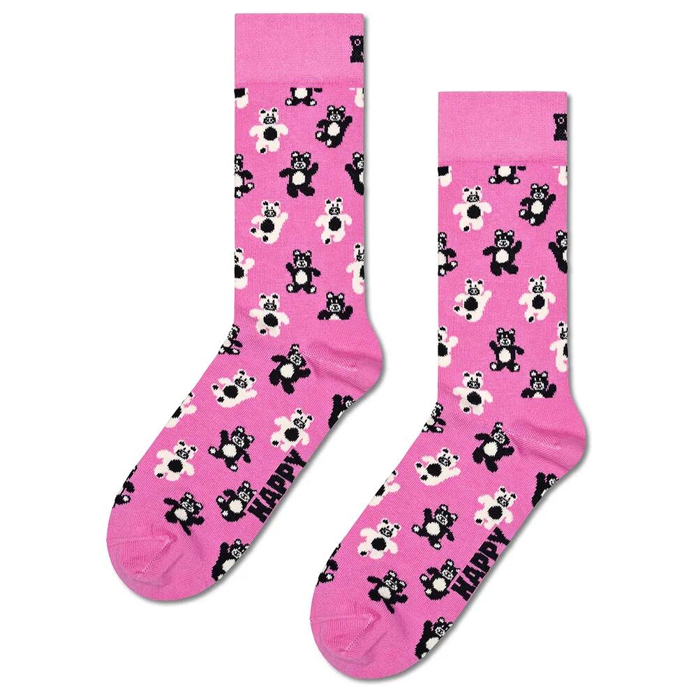 ハッピーソックス テディ ベア クルー ソックス （ Pink ） | HAPPY SOCKS Teddy bear crew socks [t]