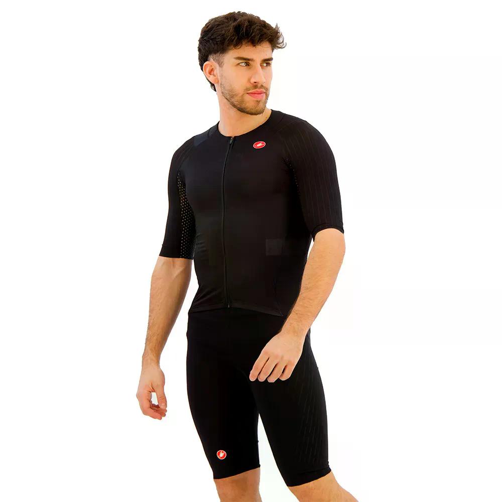 �����ƥ� �ե꡼ ������ 3 m/c �졼�� ������ �� Black �� | CASTELLI Free San Remo 3 m/c Race Suit [t]