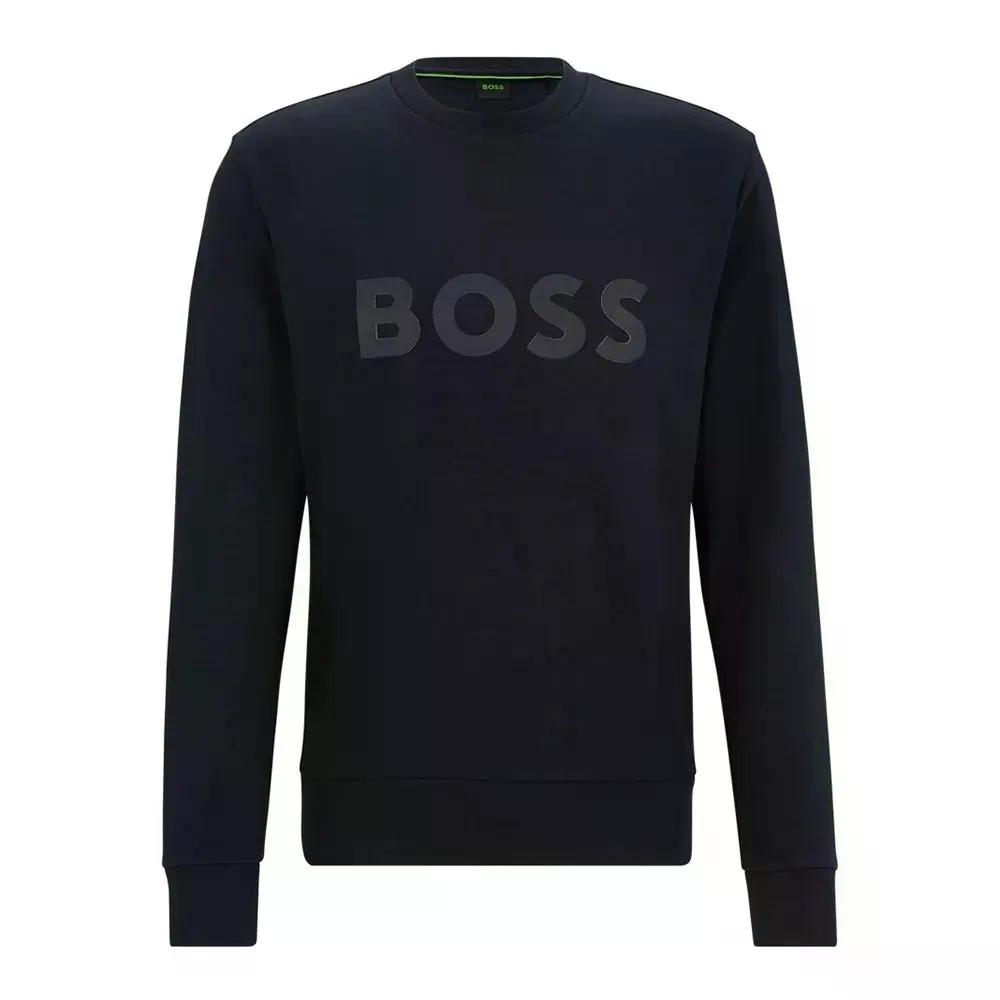 樂天商城 - ボス サルボ 10256713 スウェットシャツ （ DarkBlue ） | BOSS Salbo 10256713 sweatshirt [t]