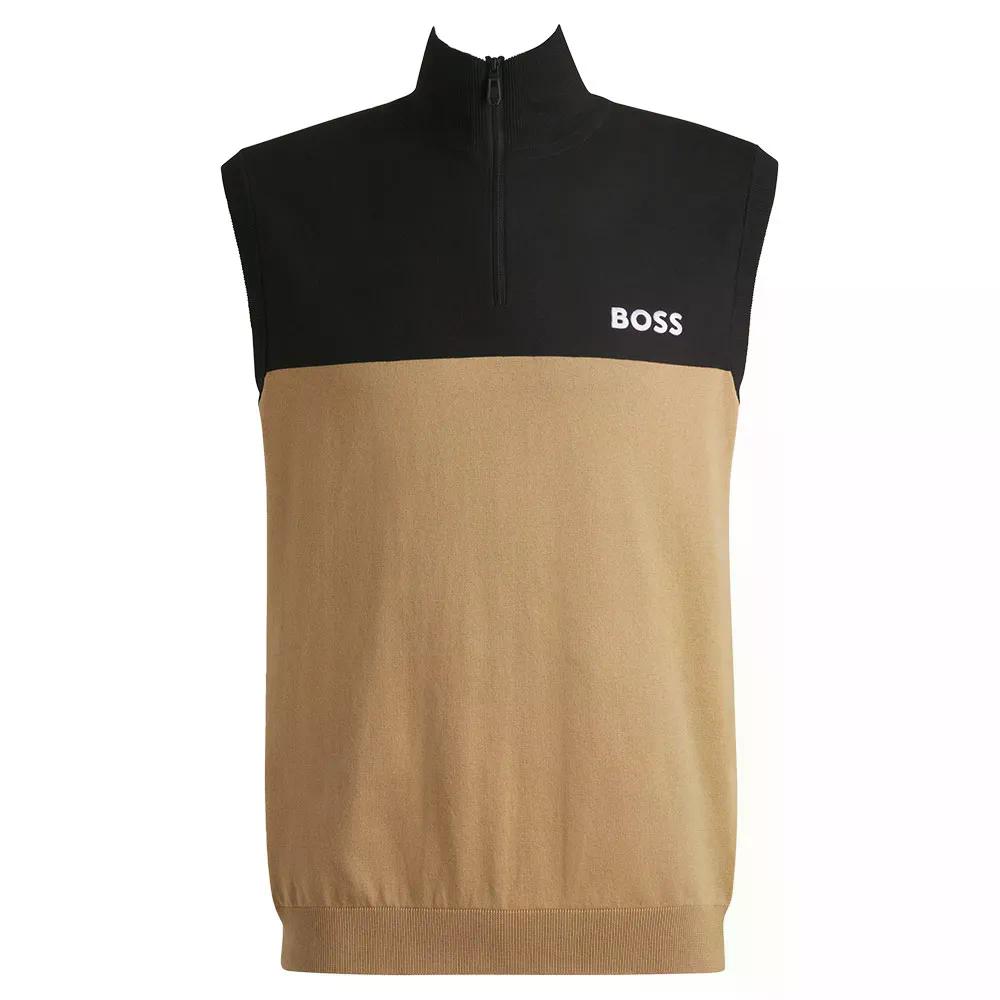 樂天商城 - ボス ゴルフ V0 01 ハーフジップ スウェットシャツ （ Black ） | BOSS Golf V0 01 half zip sweatshirt [t]