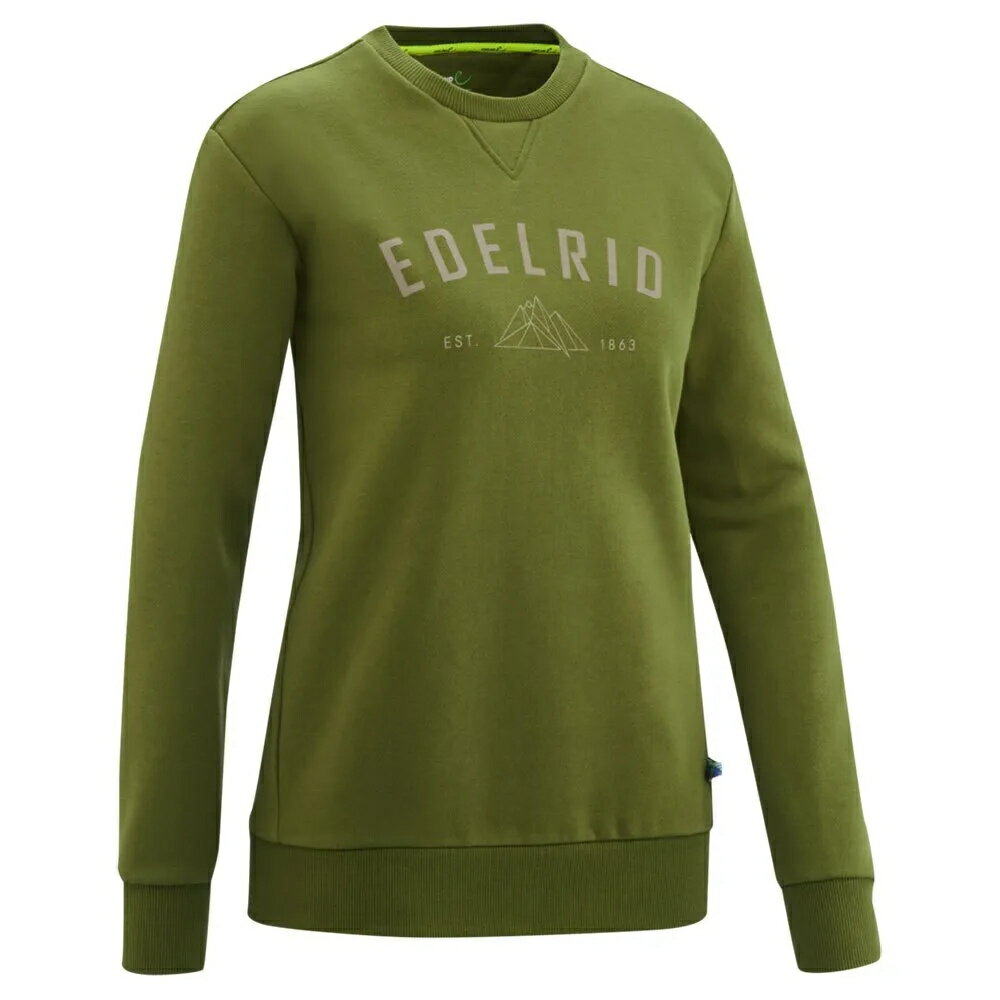 エーデルリッド スポッター スウェットシャツ レディース （ Olive ） | EDELRID Spotter sweatshirt [t]