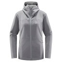 ホグロフス ウィロー ミッド フル ジップ スウェットシャツ レディース ( Concrete ) | HAGLOFS Willow Mid full zip ...