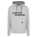 ブラック ダイヤモンド スタックド ロゴ フーディー ( Nickel Heather ) | BLACK DIAMOND Stacked Logo hoodi...
