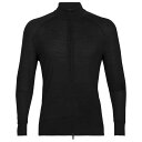 アイスブレーカー ゾーン ニット ジップ スウェットシャツ ( Black / Black ) | ICEBREAKER Zone Knit Zip sweat...