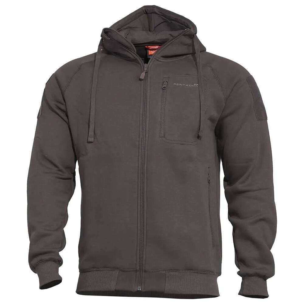ペンタゴン レオニダス 2.0 フル ジップ スウェットシャツ （ Terra Brown ） PENTAGON Leonidas 2.0 full zip sweatshirt t