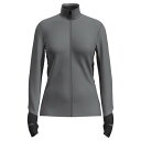 アイスブレーカー デセンダー フル ジップ スウェットシャツ ( Jet Heather / Black ) | ICEBREAKER Descender fu...