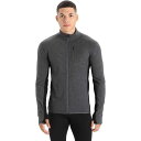 アイスブレーカー ディセンダー フル ジップ スウェットシャツ ( Jet Heather / Black ) | ICEBREAKER Descender f...