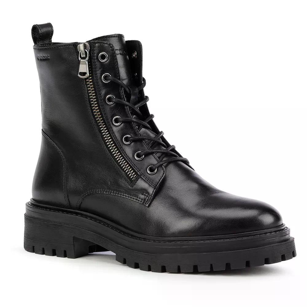 ジェオックス D16HRF00043 イリデア アンクルブーツ ウーマン （ Black ） | GEOX D16HRF00043 Iridea Ankle Boots woman 