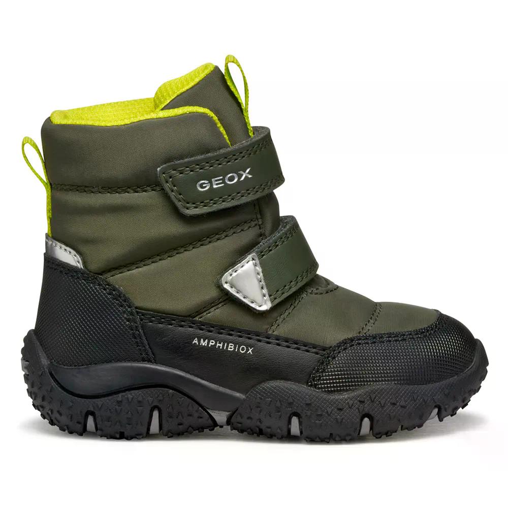 樂天商城 - ジェオックス バルティック ABX アンクルブーツ ジュニア （ DarkGreen/LimeGreen ） | GEOX Baltic ABX Ankle Boots Junior [t]