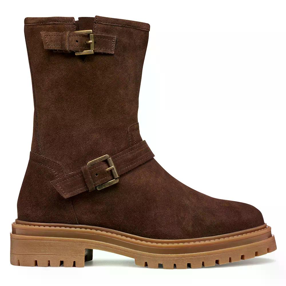 ジェオックス イリデア アンクルブーツ ウーマン （ DarkBrown ） | GEOX Iridea Ankle Boots woman 