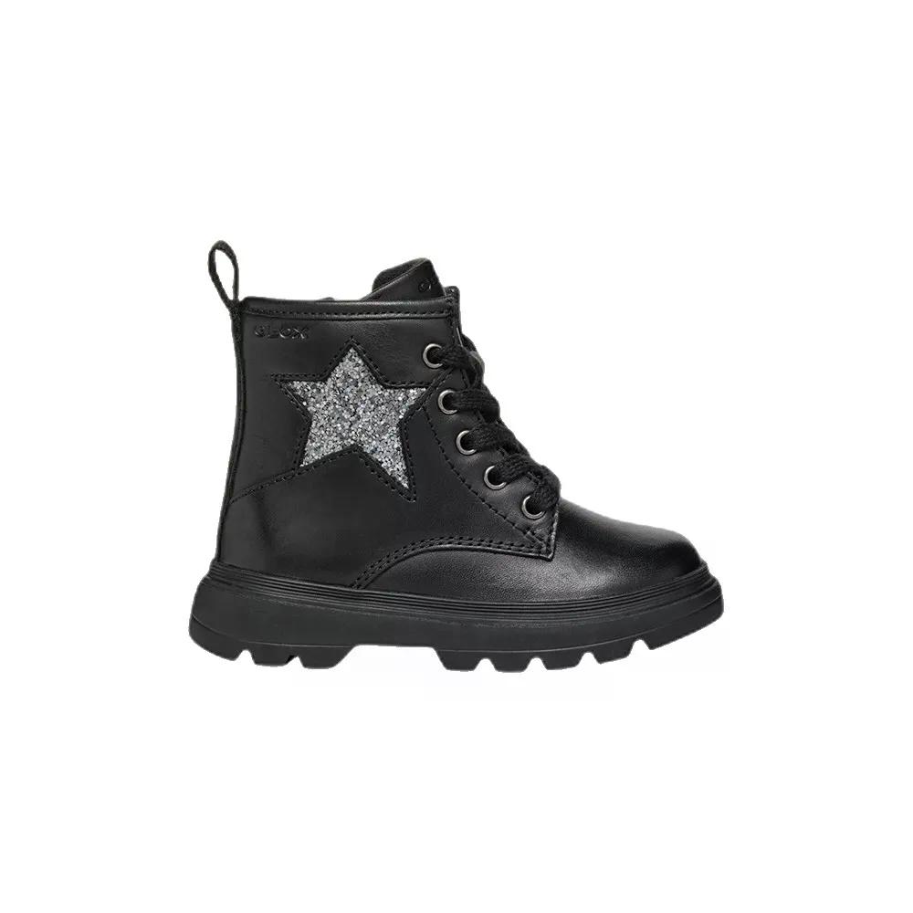 樂天商城 - ジェオックス キダータ ベビー ブーツ ガールズ （ Black ） | GEOX Kiddartah Baby Boots Girls [t]