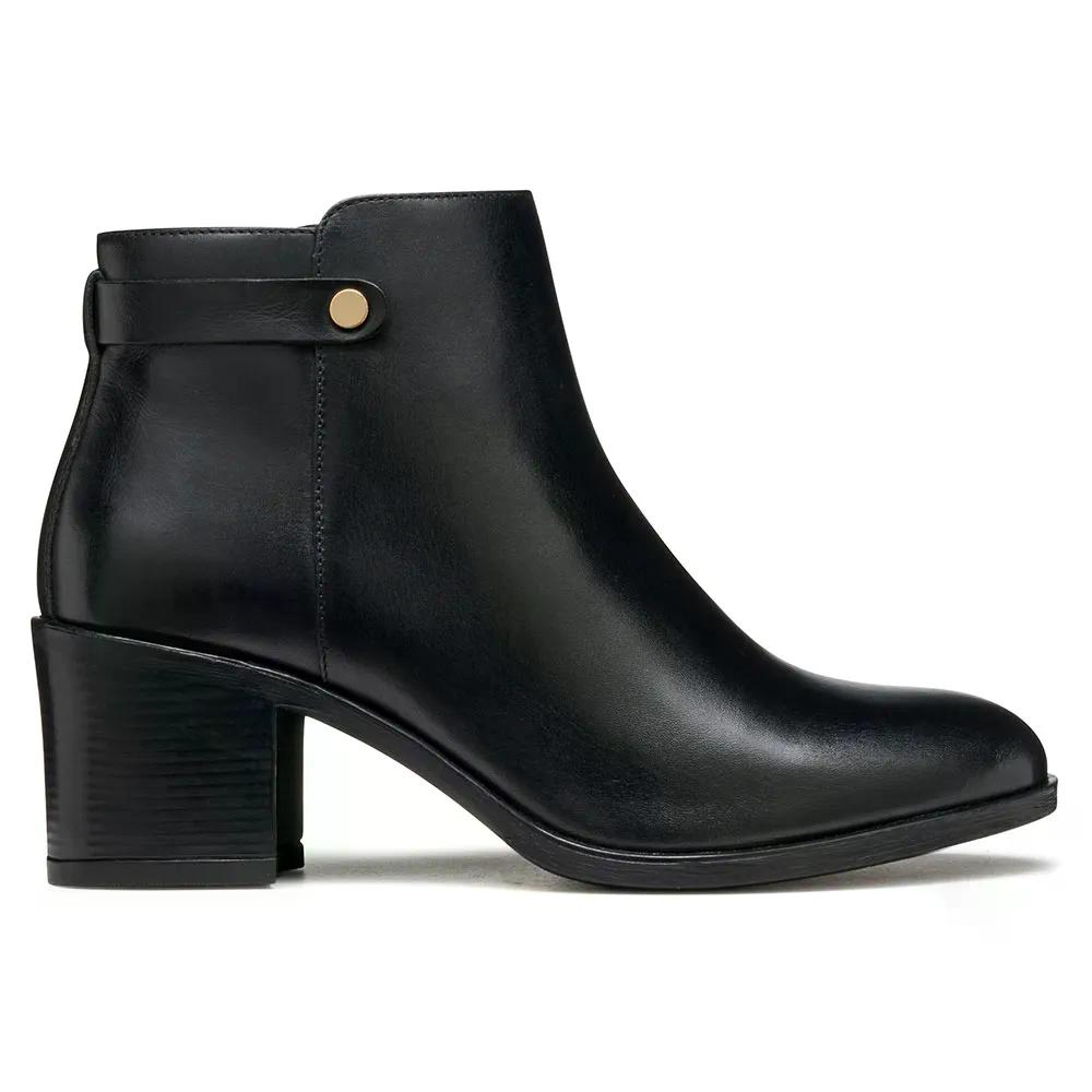 Rakuten - ジェオックス ニュー アシール ヒール アンクルブーツ ウーマン （ Black ） | GEOX New Asheel Heeled Ankle Boots woman [t]
