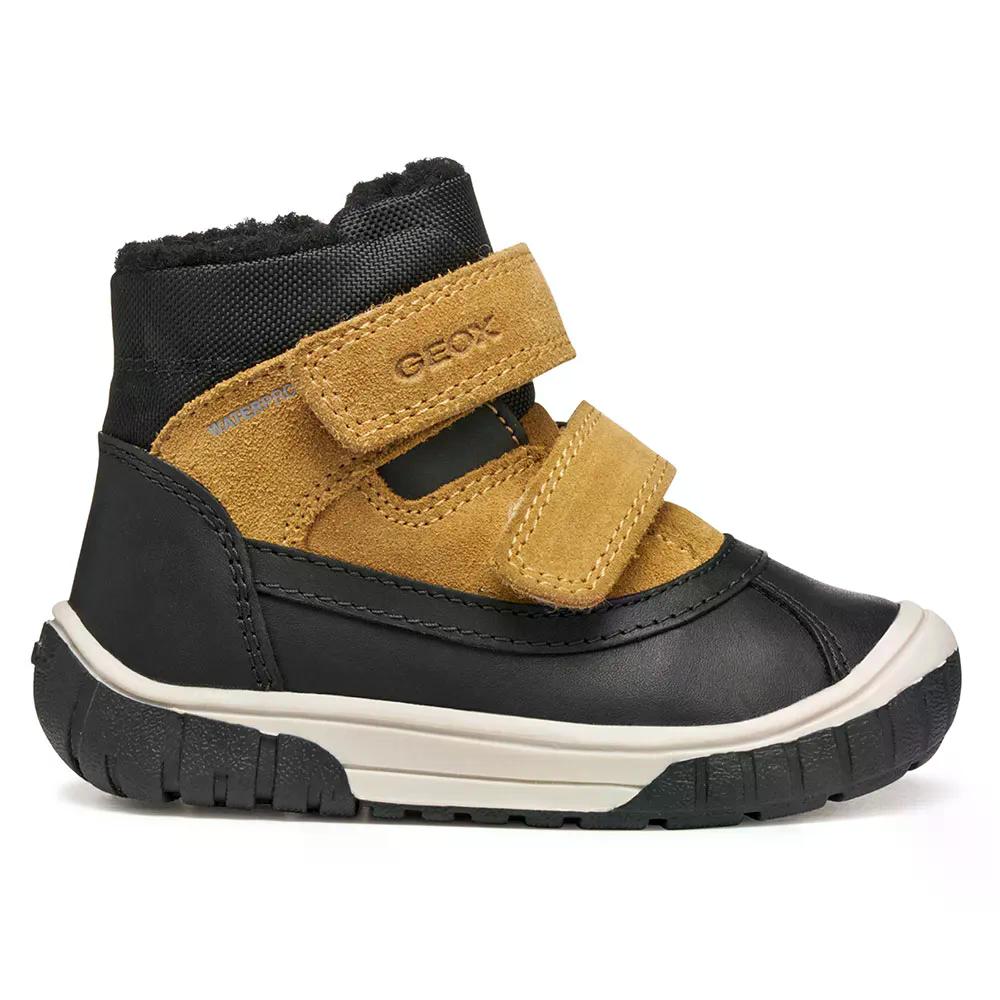 ジェオックス オマー ウォータープルーフ ベビー ブーツ ボーイズ （ Black/DarkYellow ） | GEOX Omar Waterproof Baby Boots Boys [t]