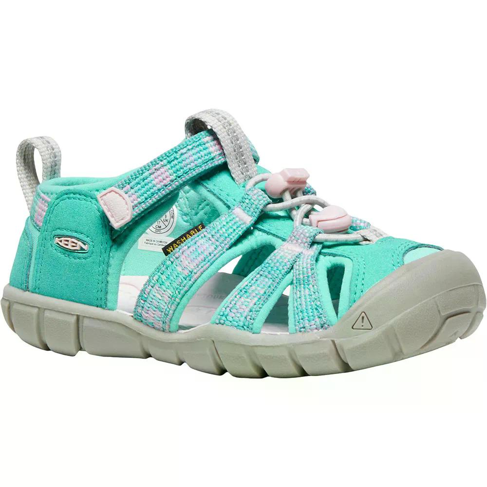 樂天商城 - キーン シーキャンプ II CNX チャイルド サンダル （ BrightAqua/Pink ） | KEEN Seacamp II CNX Child Sandals [t]