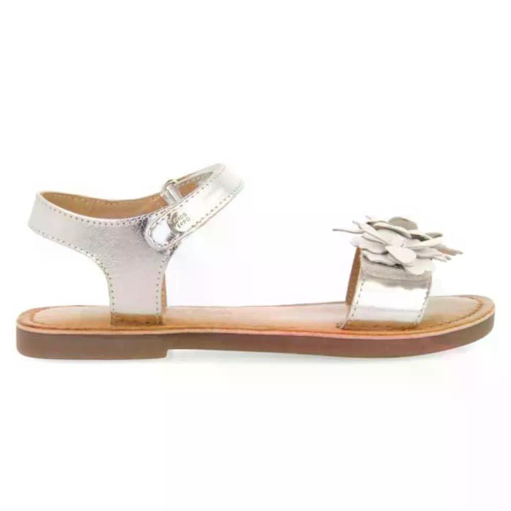 樂天商城 - ジオセッポ イモツキ サンダル ガールズ （ Silver ） | GIOSEPPO Imotski Sandals Girls [t]