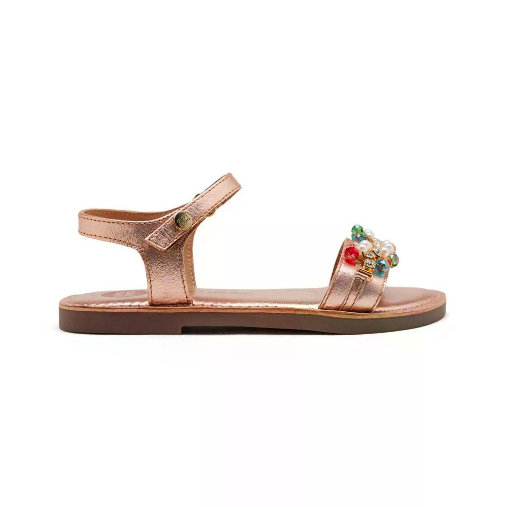 樂天商城 - ジオセッポ エフィンガム サンダル ガールズ （ RoseGold ） | GIOSEPPO Effingham Sandals Girls [t]