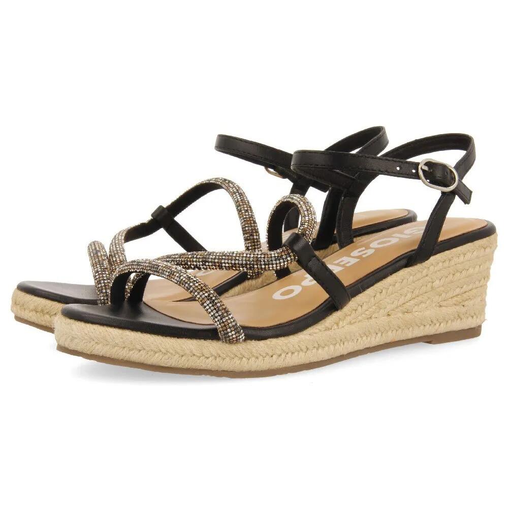 ジオセッポ カタニア サンダル レディース （ブラック） （ Black ） | GIOSEPPO Catania sandals Women´s （ Black ） [t]
