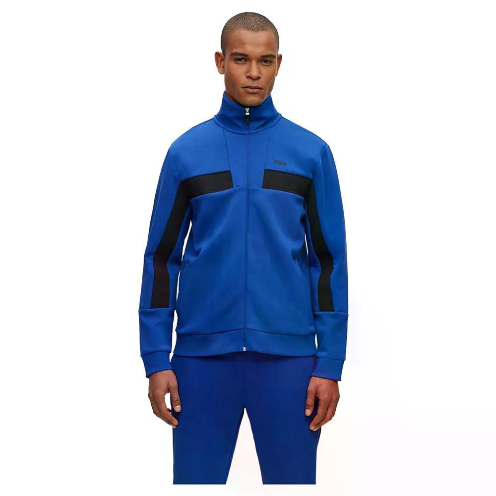 BOSS Skaz 1 10250371 full zip sweatshirt （ BrightBlue ） [t]