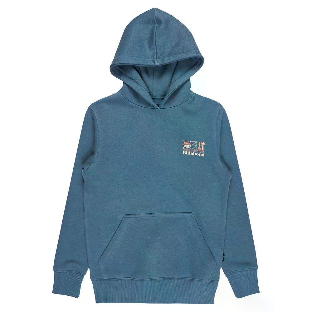ビラボン ファウンデーション PO フーディー ジュニア （ SlateBlue ） | BILLABONG Foundation Po hoodie Junior 