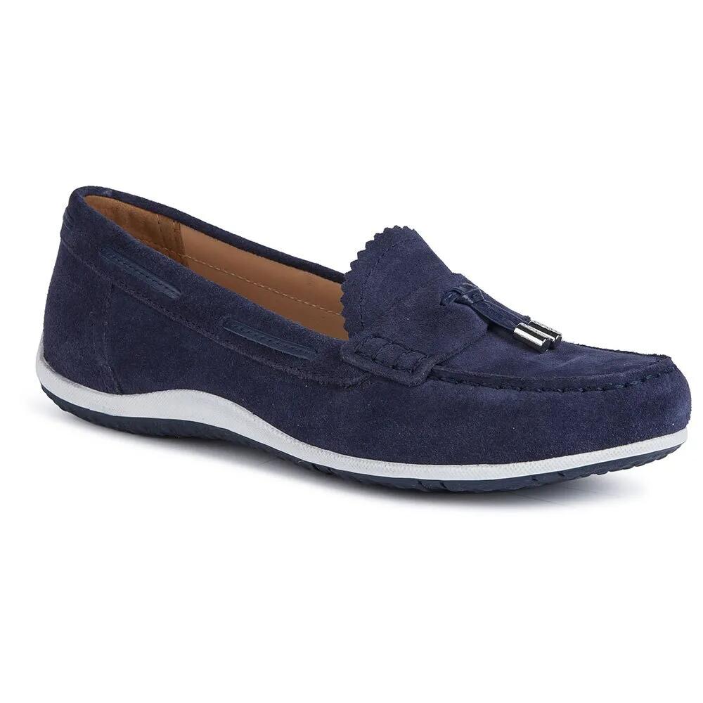 ジェオックス ヴェガ モック ボートシューズ ウィメンズ （ Navy ） | GEOX Vega Moc Boat Shoes Women..