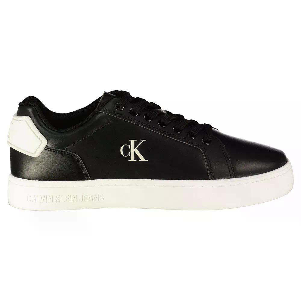 カルバン クライン ジーンズ ローマ クラシック レザー トレーナー （ Black/BrightWhite ） | CALVIN KLEIN JEANS Rome Classic Leather trainers [t]
