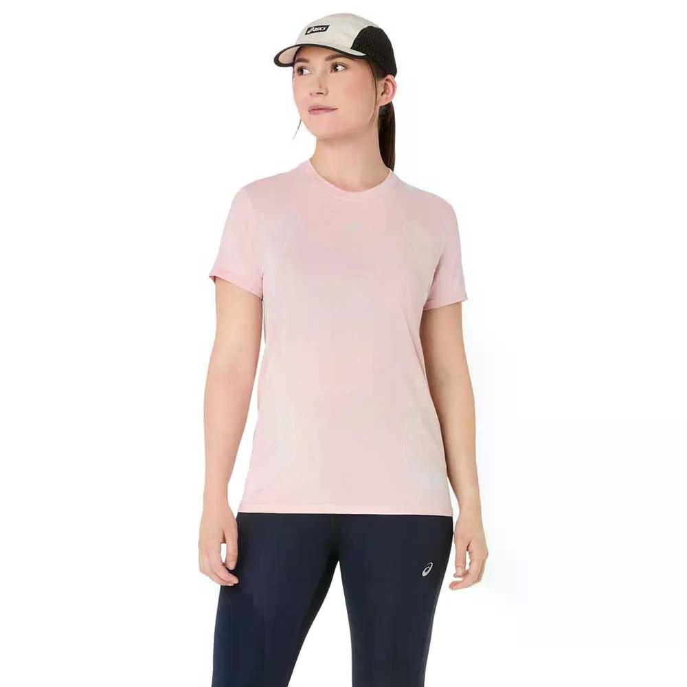 樂天商城 - アシックス ロード シームレス ショートスリーブ Tシャツ （ Morganite/CrystalPink ） | ASICS Road Seamless short sleeve T-shirt [t]