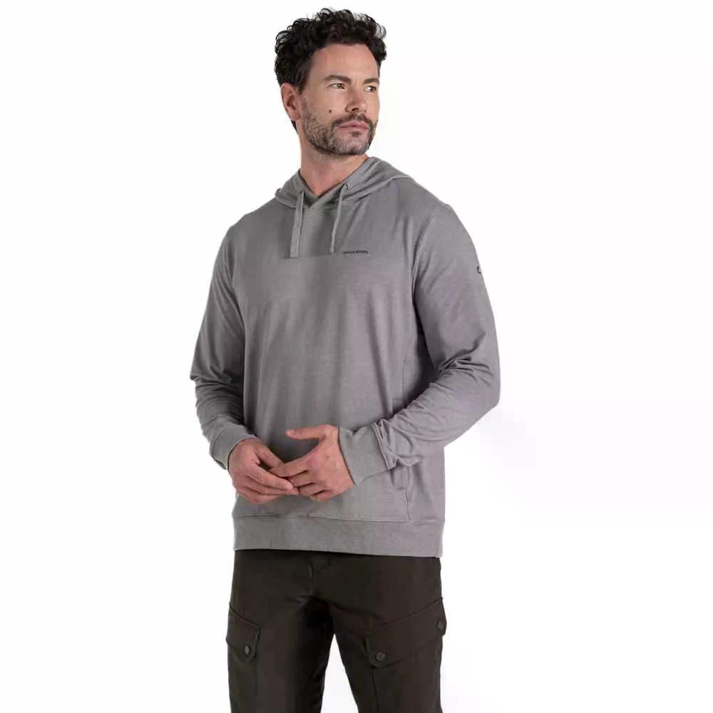 クラグホッパーズ ノシライフ タグス スウェットシャツ （ SoftGreyMarl ） | CRAGHOPPERS Nosilife Tagus sweatshirt 