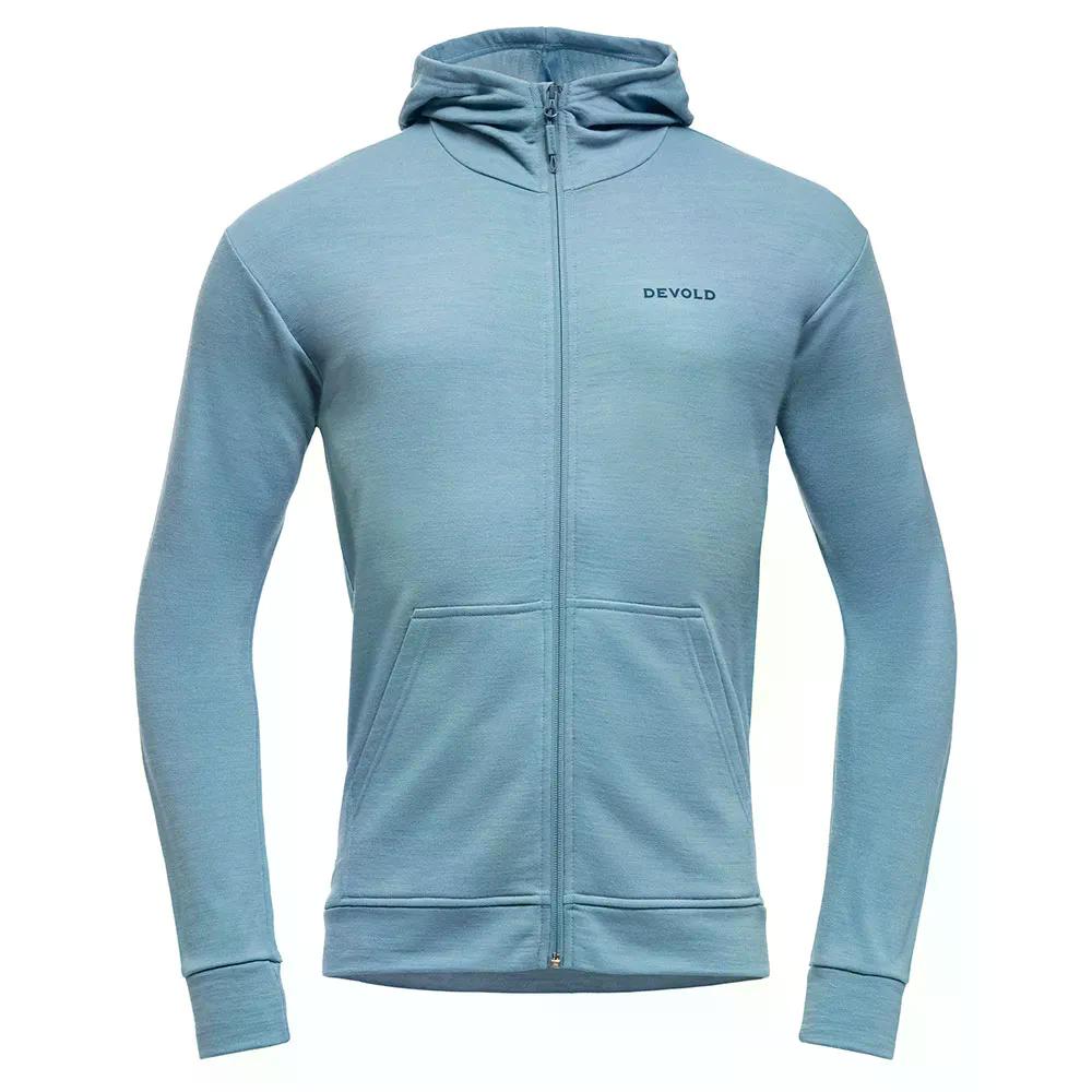 デボルド オブ ノルウェー エブリデイ フルジップ スウェットシャツ レディース （ Skyblue ） | DEVOLD OF NORWAY Everyday full zip sweatshirt Woman 