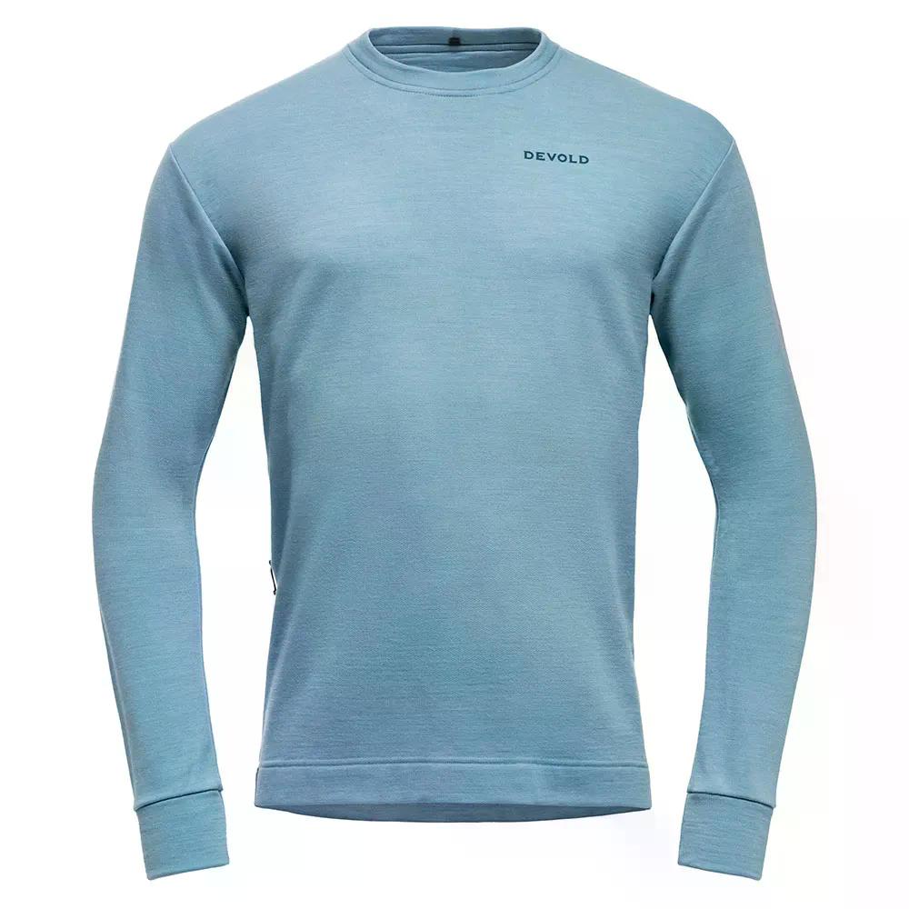 デボルド オブ ノルウェー エブリデイ スウェットシャツ （ Skyblue ） | DEVOLD OF NORWAY Everyday sweatshirt 
