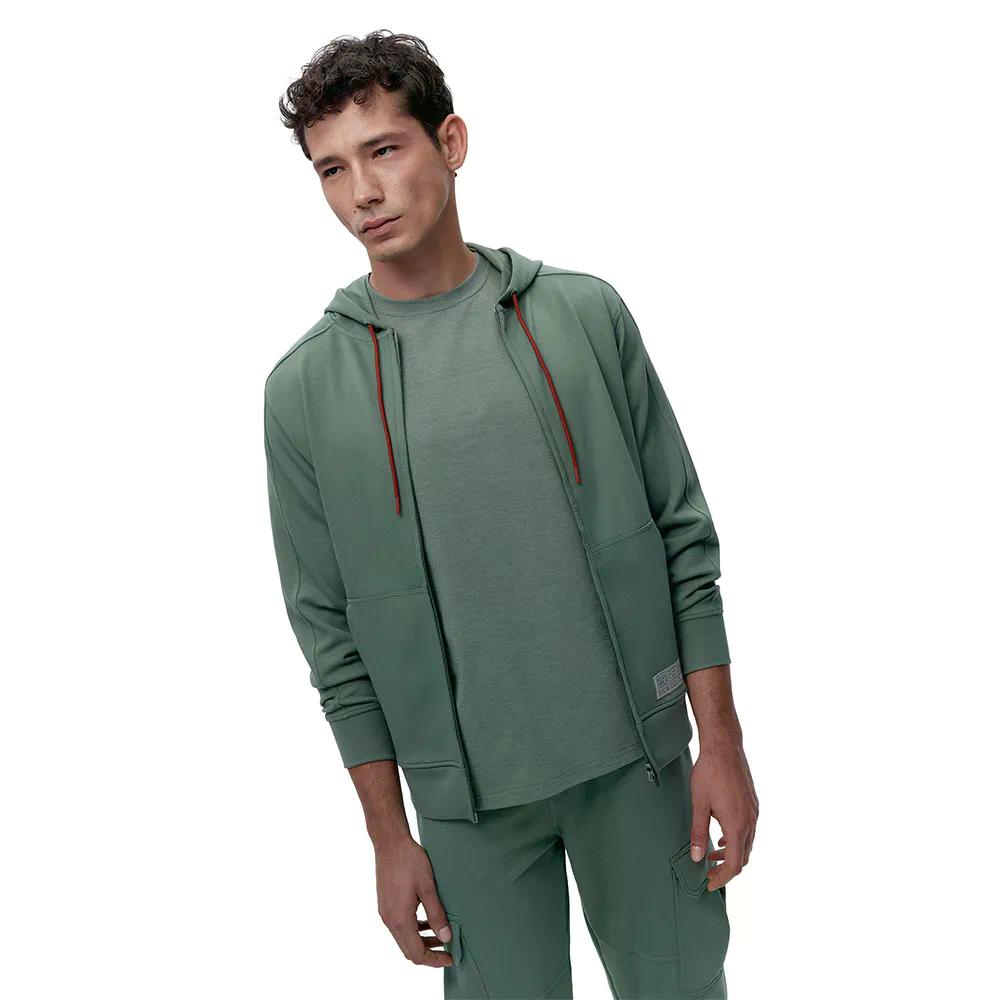 ボーン リビング ヨガ ビアフラ フルジップ スウェットシャツ （ Asparagus ） | BORN LIVING YOGA Biafra full zip sweatshirt [t]