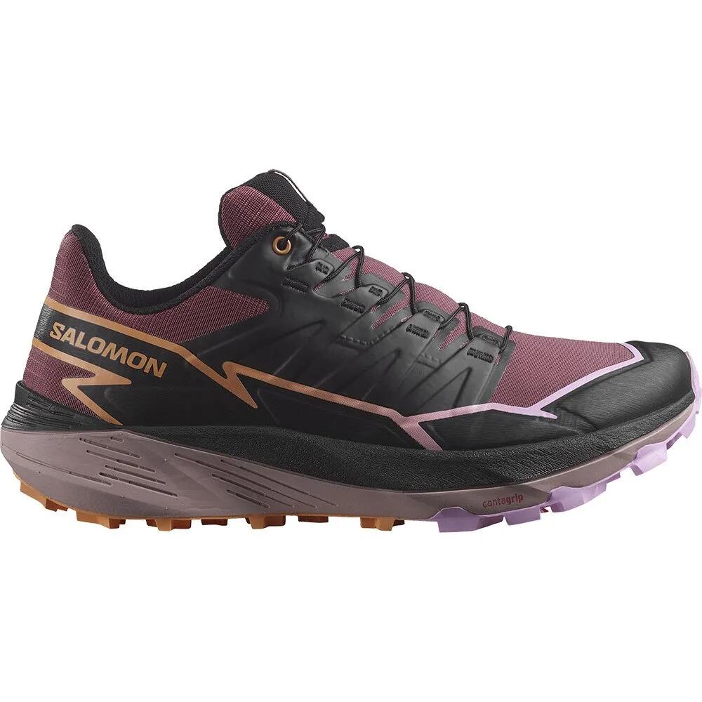 サロモン サンダークロス トレイル ランニング シューズ レディース （ Nocturne/Black/Papaya ） | SALOMON Thundercross trail running shoes woman [t]