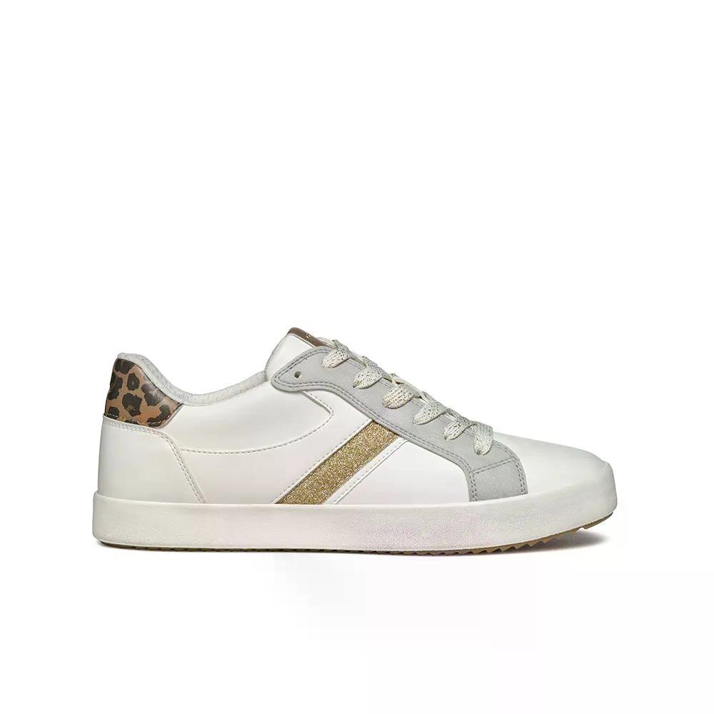 樂天商城 - ジェオックス D ブロミー C スニーカー レディース （ OpticWhite/Silver ） | GEOX D Blomiee C sneakers Woman [t]