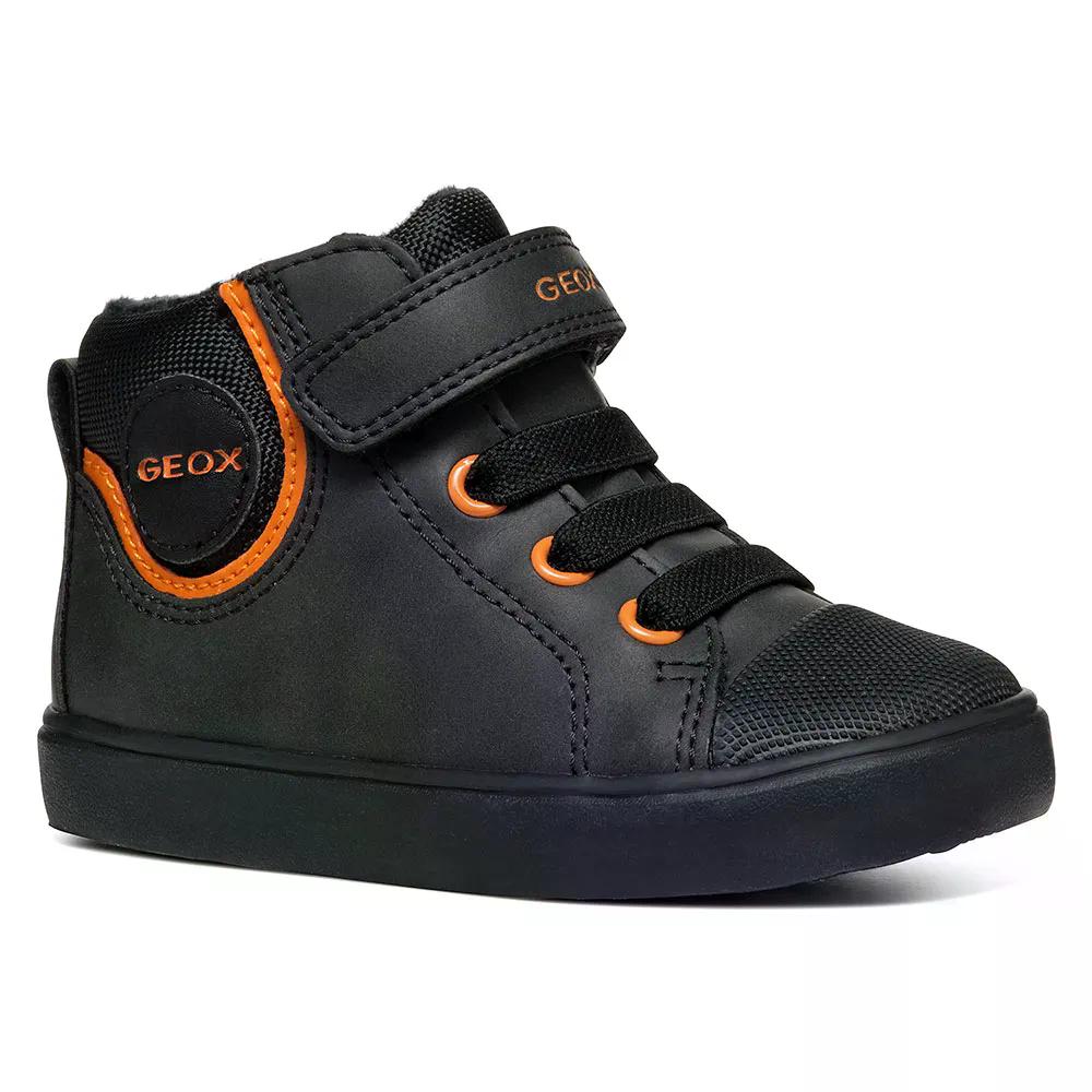 GEOX Gisli C スニーカー （ Black/DarkOrange ） [t]