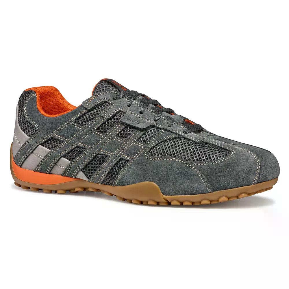 樂天商城 - ジェオックス スネーク オリジナル A スニーカー （ Grey ） | GEOX Snake Original A sneakers [t]