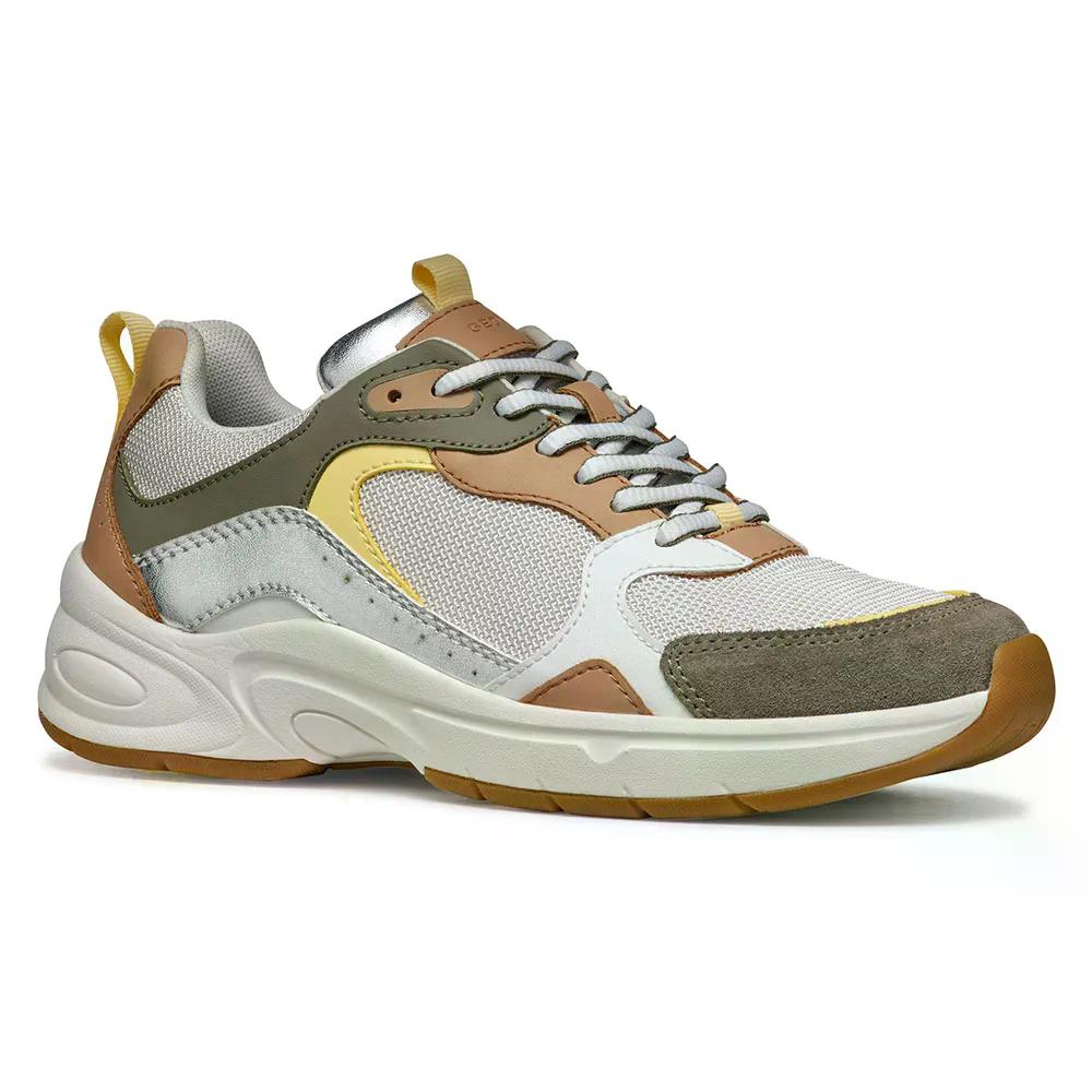 樂天商城 - ジェオックス ザルヴィア A スニーカー レディース （ OffWhite/Sage ） | GEOX Zarvia A sneakers Woman [t]