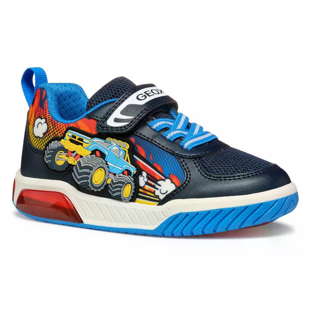 ジェオックス イネク キッズ スニーカー （ Navy/LightBlue/454 ） | GEOX Inek Kids sneakers [t]