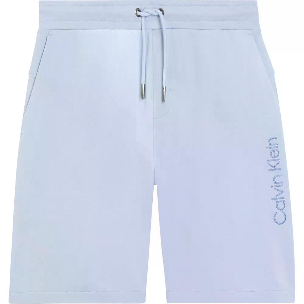 カルバン クライン テクスチャード ロゴ スウェット ショーツ （ ZenBlue ） | CALVIN KLEIN Textured Logo sweat shorts [t]